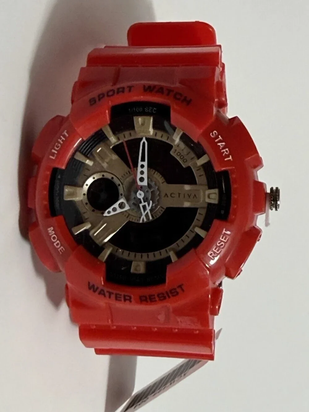 Activa Pixel X Invicta Digital Men's Watch - 50mm. Red / Gold (ACW499-004)